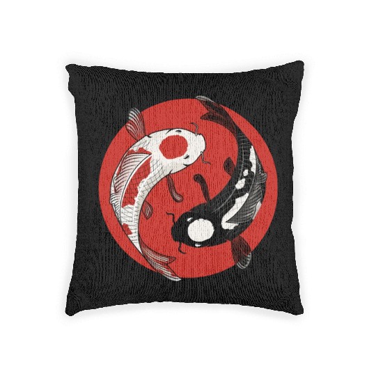 Koi Fish Woven Pillows