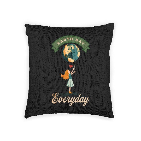 Celebrate Earth Day Every Day Woven Pillows