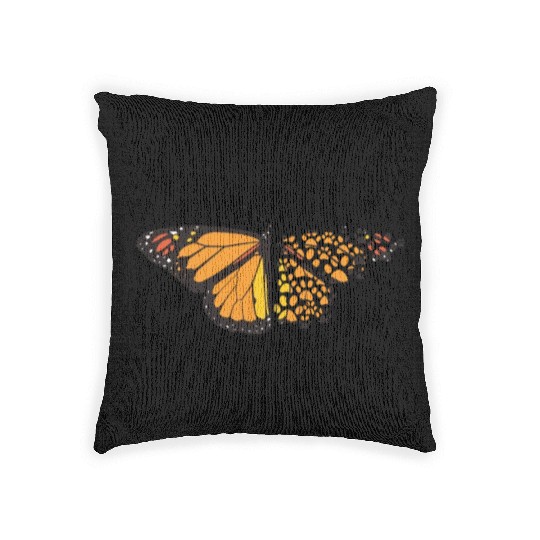 Butterfly Dog Paws Funny Animal Pawprints Lover Woven Pillows