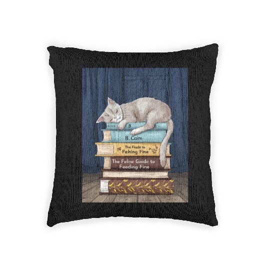 How to Chill Like a Cat Classic Woven Pillows 4