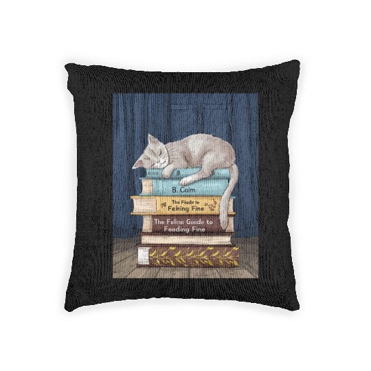 How to Chill Like a Cat Classic Woven Pillows 4