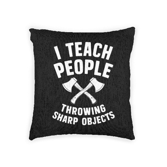 Axe Throwing Enthusiasts Championship Precision Woven Pillows