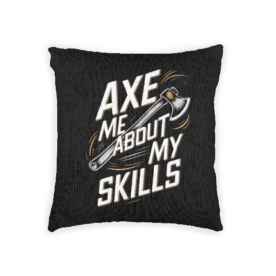 Axe Throwing Enthusiasts Championship Precision Woven Pillows