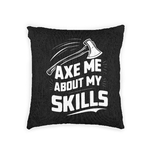 Axe Throwing Enthusiasts Championship Precision Woven Pillows
