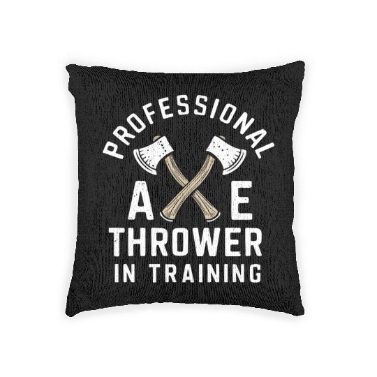 Axe Throwing Enthusiasts Championship Precision Woven Pillows