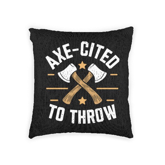 Axe Throwing Enthusiasts Championship Precision Woven Pillows