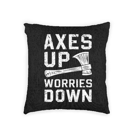 Axe Throwing Enthusiasts Championship Precision Woven Pillows