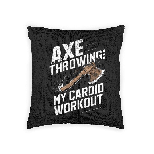 Axe Throwing Enthusiasts Championship Precision Woven Pillows