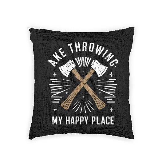 Axe Throwing Enthusiasts Championship Precision Woven Pillows