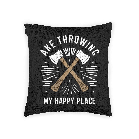 Axe Throwing Enthusiasts Championship Precision Woven Pillows
