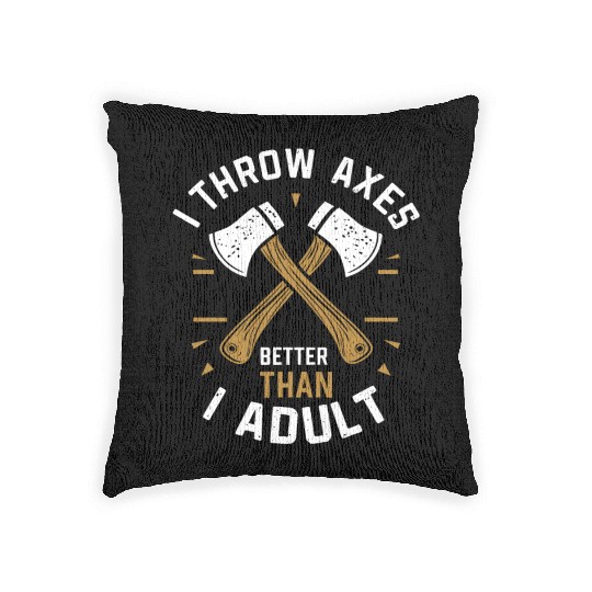 Axe Throwing Enthusiasts Championship Precision Woven Pillows