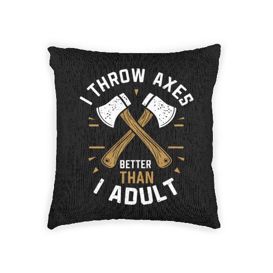Axe Throwing Enthusiasts Championship Precision Woven Pillows