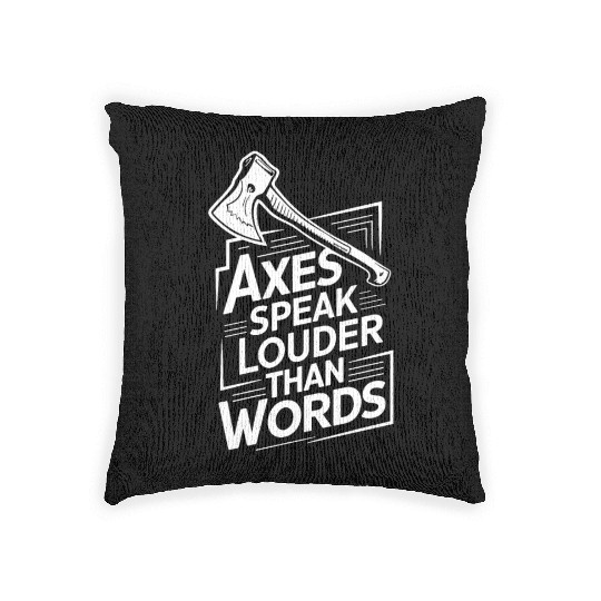 Axe Throwing Enthusiasts Championship Precision Woven Pillows