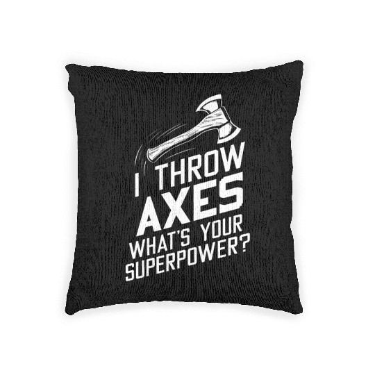 Axe Throwing Enthusiasts Championship Precision Woven Pillows