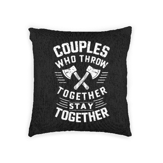 Axe Throwing Enthusiasts Championship Precision Woven Pillows