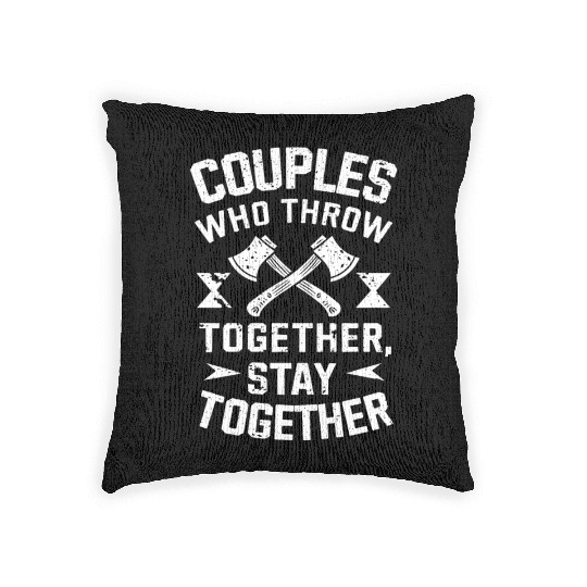Axe Throwing Enthusiasts Championship Precision Woven Pillows