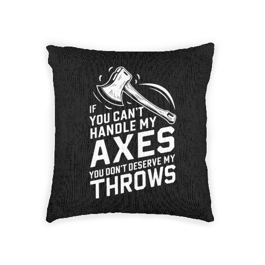 Axe Throwing Enthusiasts Championship Precision Woven Pillows