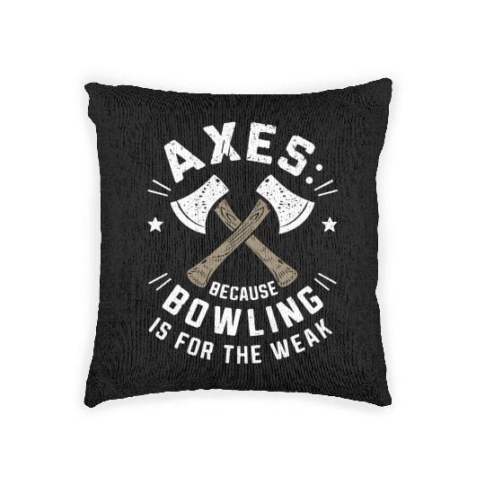Axe Throwing Enthusiasts Championship Precision Woven Pillows