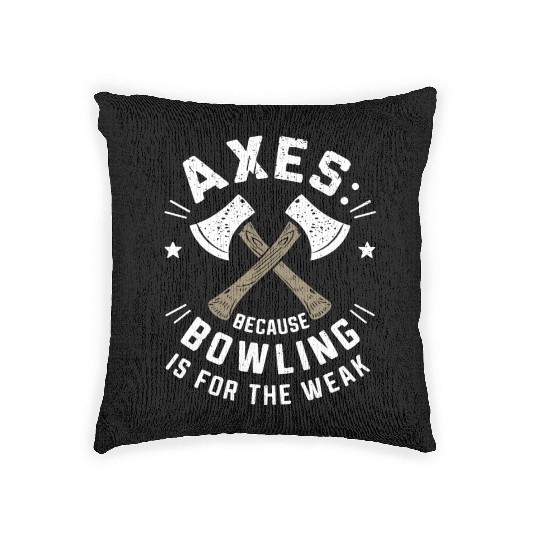 Axe Throwing Enthusiasts Championship Precision Woven Pillows