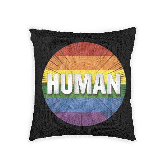 LGBTQ Human Woven Pillows