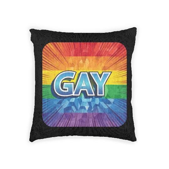 LGBTQ GAY Woven Pillows