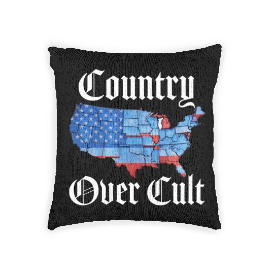 Country Over Cult Woven Pillows