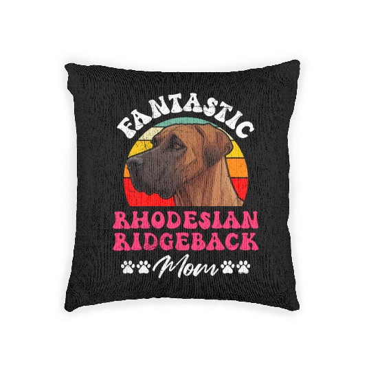 Ridgeback FANTASTIC RHODESIAN RIDGEBACK MOM Woven Pillows