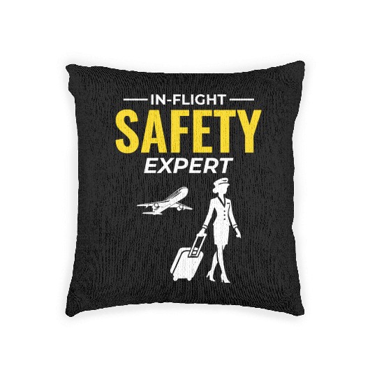 Flight Attendant Aviation Cabin Crew Airline Staff Woven Pillows