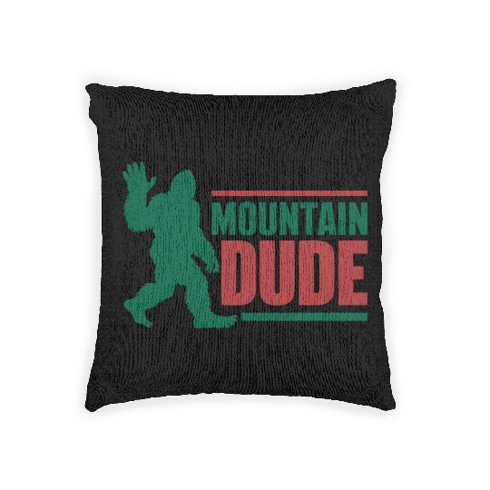 Mountain Dude Woven Pillows