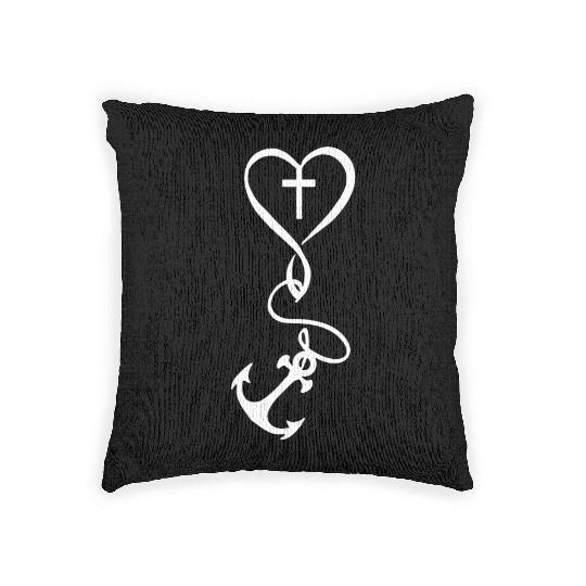 Virgin Mary jesus bible christian religion madona Woven Pillows