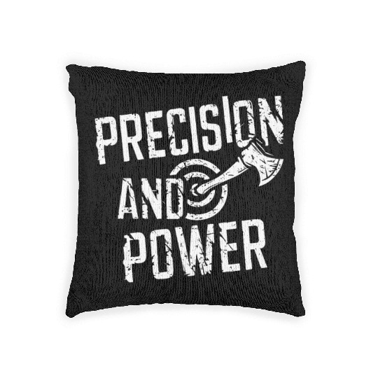 Axe Throwing Enthusiasts Championship Precision Woven Pillows