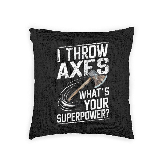 Axe Throwing Enthusiasts Championship Precision Woven Pillows