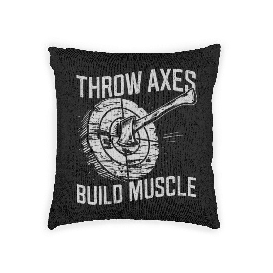 Axe Throwing Enthusiasts Championship Precision Woven Pillows