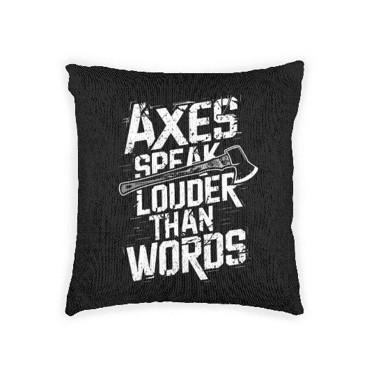Axe Throwing Enthusiasts Championship Precision Woven Pillows