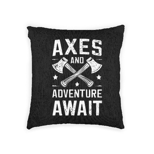 Axe Throwing Enthusiasts Championship Precision Woven Pillows