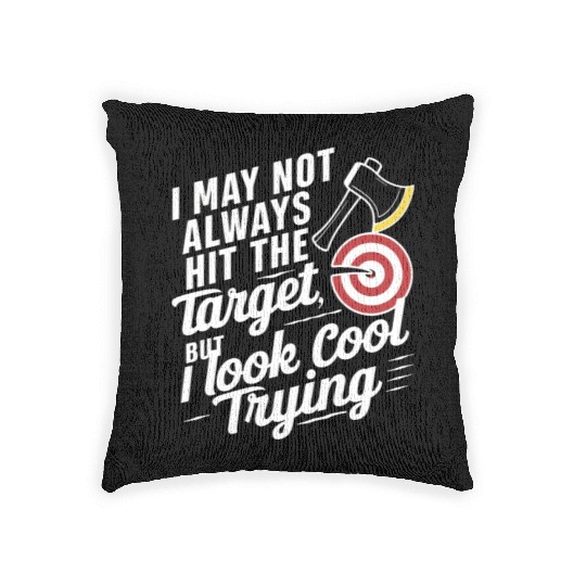 Axe Throwing Enthusiasts Championship Precision Woven Pillows