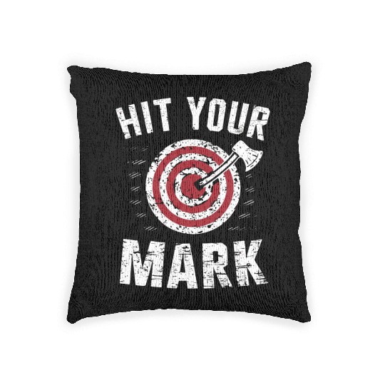 Axe Throwing Enthusiasts Championship Precision Woven Pillows