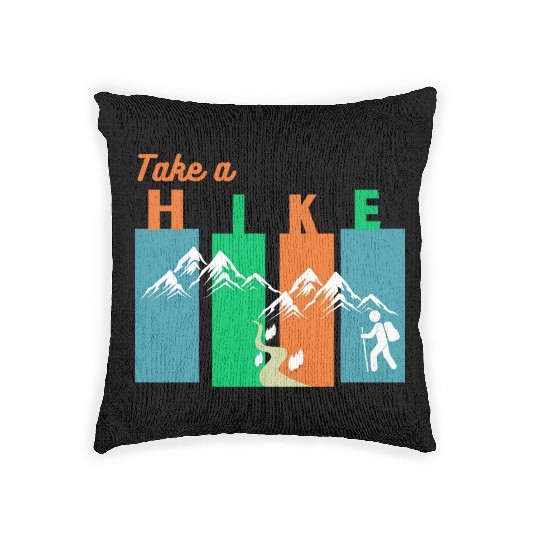 Take a hike Woven Pillows