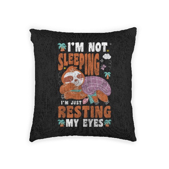 Sleepyhead Rest Grumpy In The Morning Woven Pillows