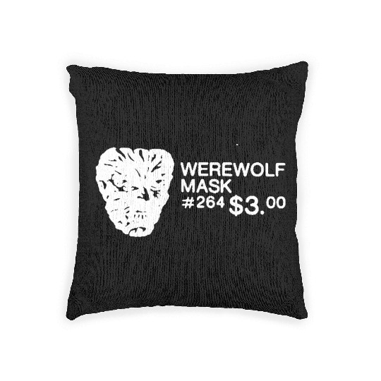 WEREWOLF MASK - W Woven Pillows