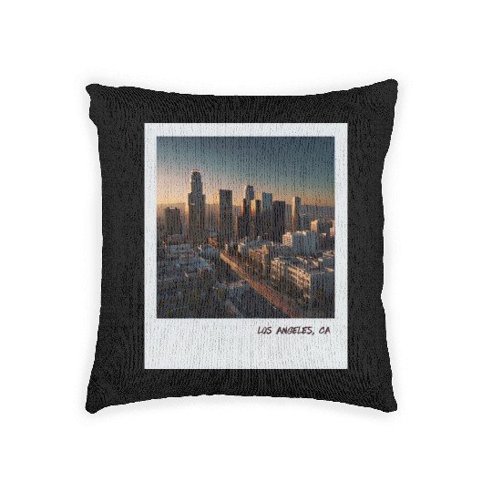 Mono Enterprises "Travels" Los Angeles Woven Pillows