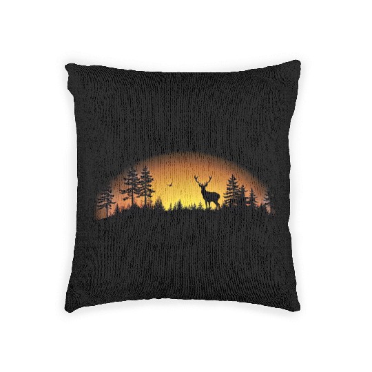 Sunset Wilderness Woven Pillows