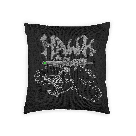 Hawk the Slayer Woven Pillows
