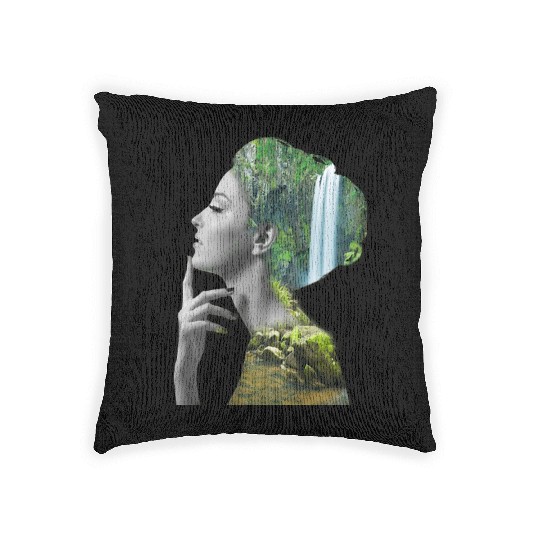 "Girls Waterfall Woven Pillows - Trendy & Stylish Summer