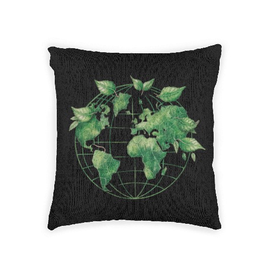 World Environment Woven Pillows
