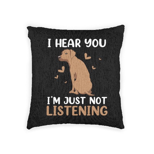 Rhodesian Ridgeback Dog Lover Dog Owner Woven Pillows
