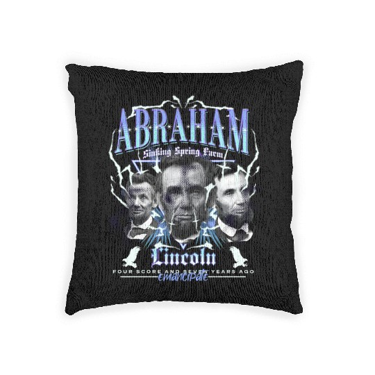 History Bootleg Abraham Lincoln Bootleg Retro Rap Woven Pillows