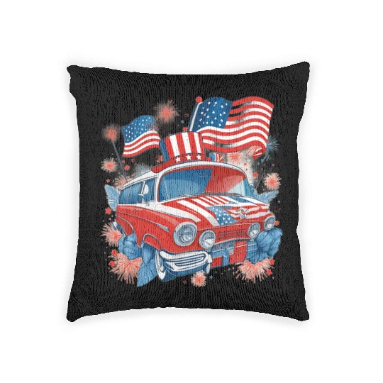 Land of the Free Woven Pillows