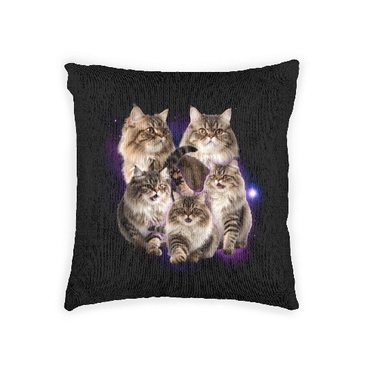 Persian Cat Pet Animals Lover Design Woven Pillows
