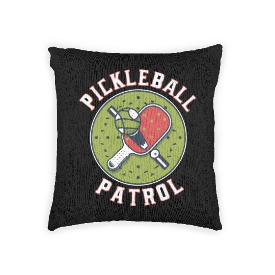 Pickleball Patrol Woven Pillows
